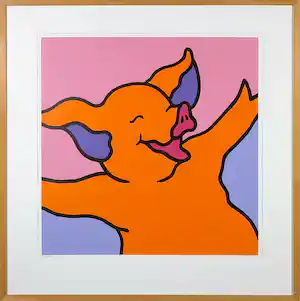 Shunyam - Zeefdruk, Daydream - Ingelijst verkauft für € 50!