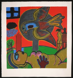 Corneille - Zeefdruk, Zonder titel kopen? Bied vanaf 150!