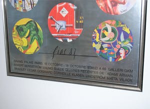 Jef Diederen - Bord Ø 34 cm +7 Cobra boeken +affiche met zeefdruk Corneille Lindström e.a. kopen? Bied vanaf 60!