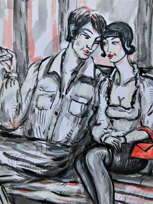 Natia Antadze - " Parr im Park " kopen? Bied vanaf 1!