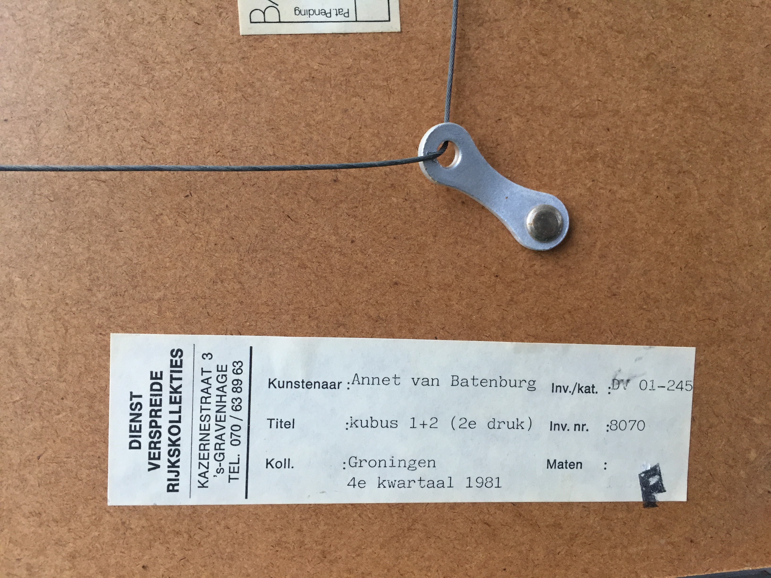 Annet van Batenburg - Kubus I en II kopen? Bied vanaf 1!