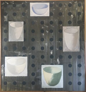 Thomas Ankum - olieverf op doek - zonder titel - 1993 - geëxposeerd in Haags Gemeentemuseum kopen? Bied vanaf 675!