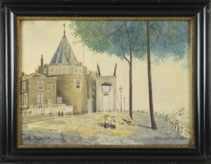 Willem Jansen - Prins Hendrikkade en Schreierstoren te Amsterdam kopen? Bied vanaf 25!