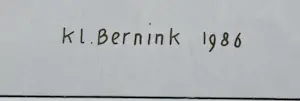 Klaas Bernink - Twentse boerderij in winters landschap kopen? Bied vanaf 178!