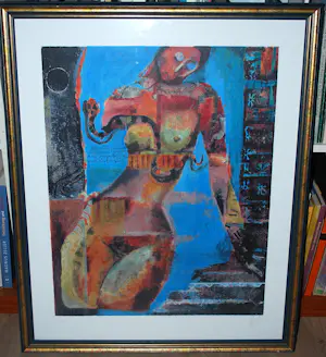 Astrid Engels - Song of Eva - prachtig ingelijst - incl. gesigneerd boek kopen? Bied vanaf 100!