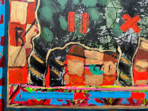 Eric Toebosch - handgesigneerde zeefdruk | 'Ongevaarlijke hond'| 1993 kopen? Bied vanaf 20!