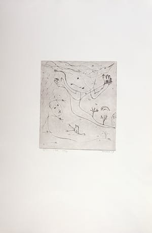 Henk Visch - Ets, De weg.... kopen? Bied vanaf 35!