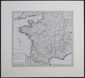 Thomas Salmon - Gravure, Nuova Carta Generale della Francia 1740 kopen? Bied vanaf 1!
