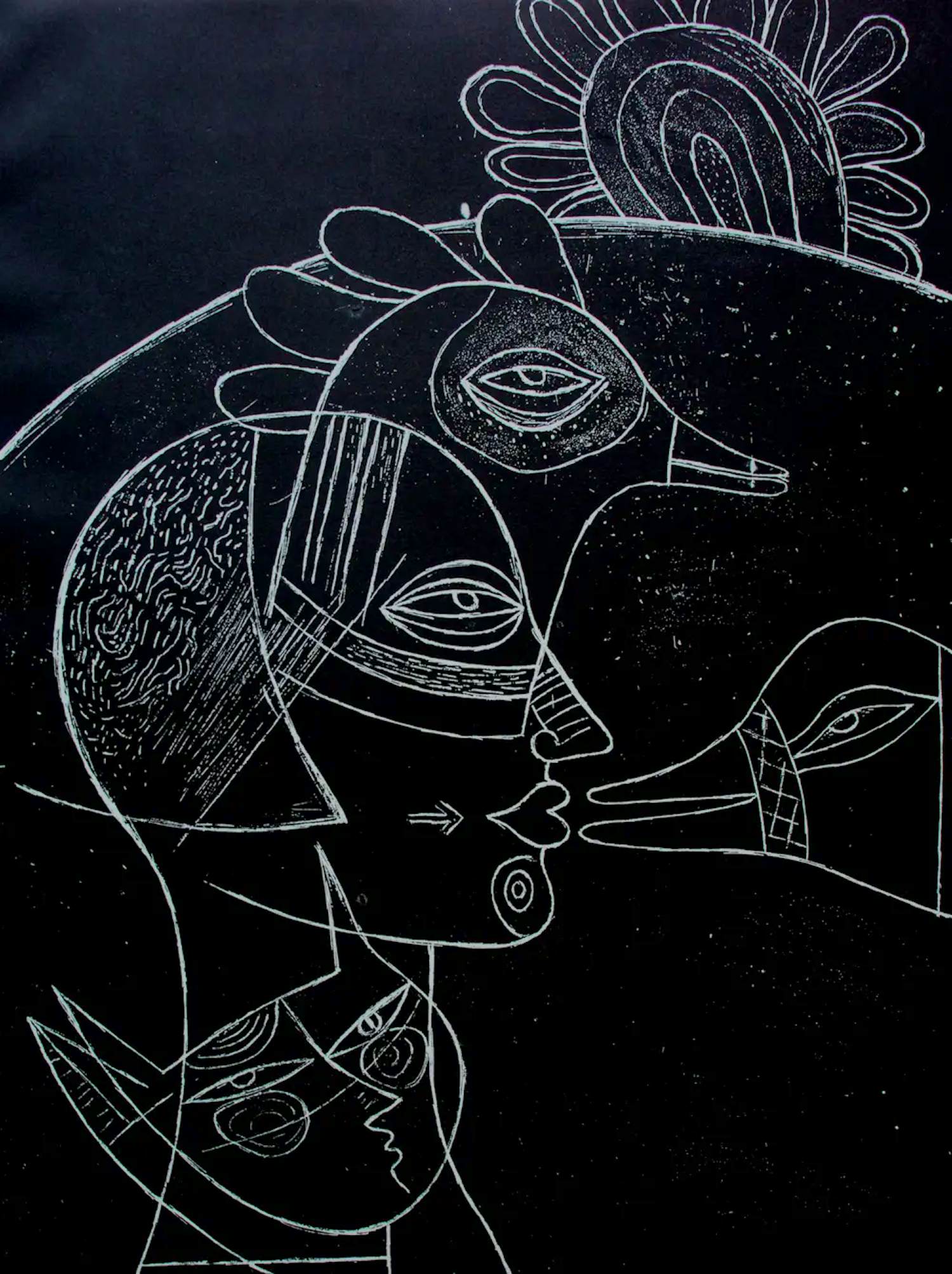 Corneille - Litho: Femme et Faune Familière - 1978 verkocht voor € 350!