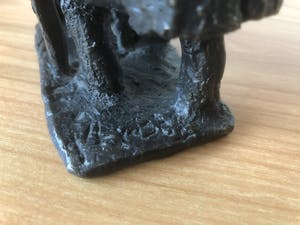 Klaas van den Berg - Zwaar bronzen beeld met certificaat. kopen? Bied vanaf 65!