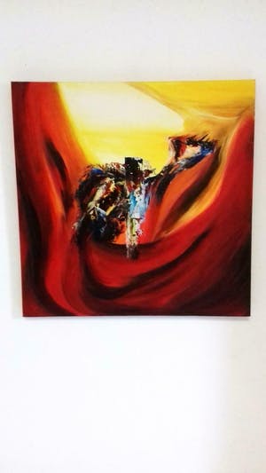 Gena - zeer fraai abstract werk kopen? Bied vanaf 125!