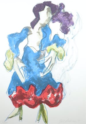 Jan Sierhuis - Litho, Flamenco - Ingelijst kopen? Bied vanaf 60!