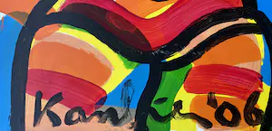 Jacob Kanbier - Acryl op papier: zonder titel - 2006 kopen? Bied vanaf 50!
