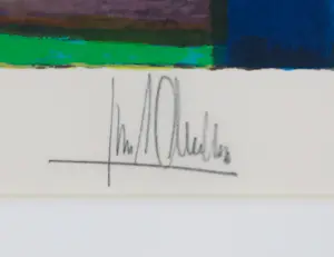 Ton Schulten - Zeefdruk, Zonder titel - Ingelijst (museumglas) kopen? Bied vanaf 250!