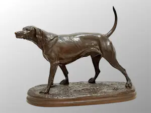 AcheterArthur Waagen - (1833-1898) - Sculpture, Le Chien Vampire - 31 cm - Bronze patiné? Enchérissez de 700!