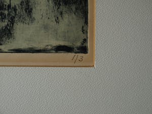Thom Gerrard - Ingelijste ets , Kleine nachtmerrie – 1962 – nr. 1 van oplage van 3 ex. kopen? Bied vanaf 1!