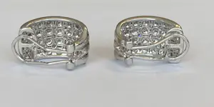 18 kt Witgouden Creolen met diamanten ca  2. 00 ct kaufen? Bieten Sie von 1500!