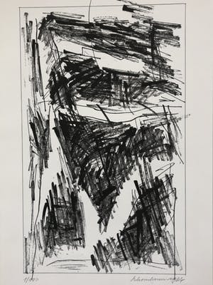 Jan Schoonhoven - Formatie map met 12 zeefdrukken 1/100 kopen? Bied vanaf 3450!