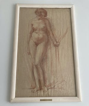 Jacob van Rossum - Vrouwelijk naakt op bed & vrouwelijk naakt voor gordijn kopen? Bied vanaf 1!