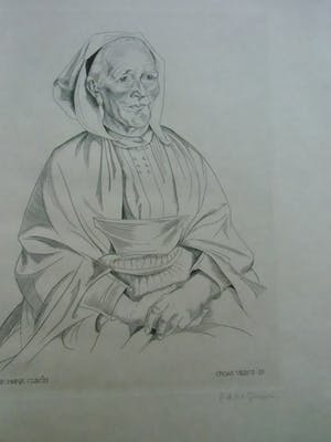 Debora Duyvis - ANNE MARIE CLEC'H /// KOPERGRAVURE VAN DEBORA DUYVIS kopen? Bied vanaf 35!