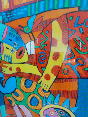 Clemens Briels - Schitterend 'Ramona visiting her fantasy Island (Groots ingelijst) kopen? Bied vanaf 395!