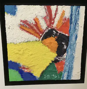 Saskia Bremer - Flower Power in Portugal, 5 schilderijen in paneel, gesigneerd kopen? Bied vanaf 40!