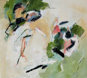 Charlotte Molenkamp - olieverf op doek:abstracte compositie kopen? Bied vanaf 2999!