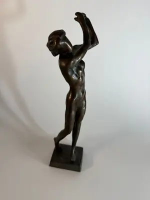 Kees Verkade - Bronzen sculptuur: De golfer - swing kopen? Bied vanaf 1699!