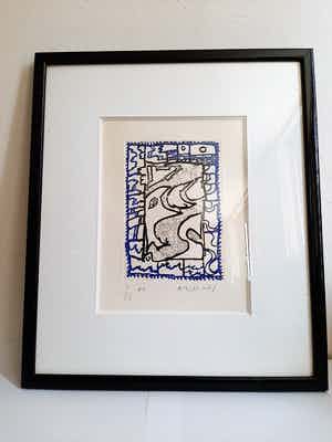 Pierre Alechinsky - Figuur verkocht voor € 625!