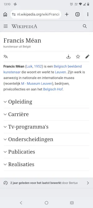 Francis Mean - Brons op bewerkte blauwe steen kopen? Bied vanaf 500!