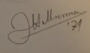 Joop Moesman - Litho: op wacht - 1979 kopen? Bied vanaf 195!