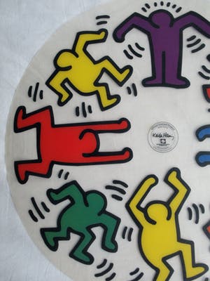 Keith Haring - 4x Placemat – 2002 – doorsnede 33,5 cm kopen? Bied vanaf 10!