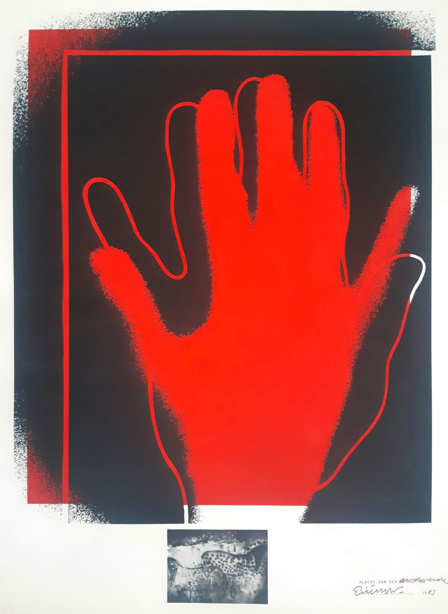 Albert van der Weide - De hand van de kunstenaar kopen? Bied vanaf 20!