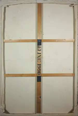 Angelos Tassopoulos - Olieverf op doek, Abstracte compositie - Zeer groot kopen? Bied vanaf 500!