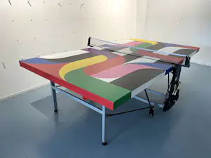 Ropp Schouten - WARE EYECATCHER,DESIGN TAFELTENNISTAFEL GELIMITEERDE OPLAGE kopen? Bied vanaf 450!