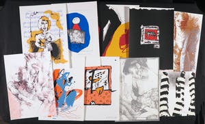Nico Vrielink - Frank Lejeune, Martin van Dijk e.a., Lot van 10 zeefdrukken kopen? Bied vanaf 50!