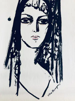Kees van Dongen - Pochoir - Espagnole 1925 kopen? Bied vanaf 375!