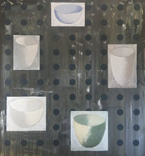 Thomas Ankum - olieverf op doek - zonder titel - 1993 - geëxposeerd in Haags Gemeentemuseum kopen? Bied vanaf 675!