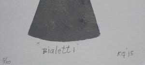 Klaas Gubbels - sjabloondruk: Bialetti - 2015 - oplage slechts 10 stuks kopen? Bied vanaf 295!