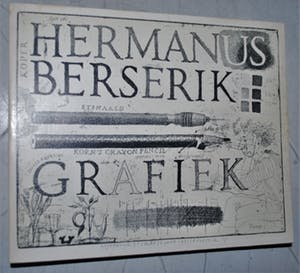 Herman Berserik - Ets - klokje op 5 voor 12 - 1964 -- plus 2 boeken: schilderijen en grafiek kopen? Bied vanaf 60!