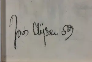 Joos Clijsen - 3 x Gemengde techniek op board, Zonder titel - Ingelijst kopen? Bied vanaf 100!