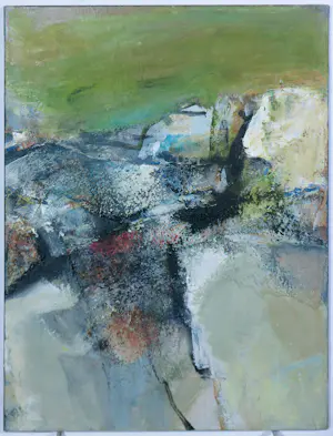Masha Trebukova - Olieverf op doek met structuur, Abstracte compositie kopen? Bied vanaf 200!