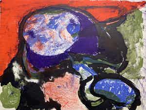 Mogens Balle - kleurenlitho 1967 verkocht voor € 149!