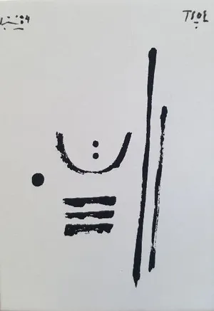 Leon Savelsberg - set van drie miniaturen op papier kopen? Bied vanaf 18!