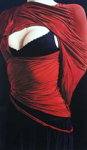 Willi Kissmer - Giclee: Het rode shirt - 2015 verkocht voor € 125!