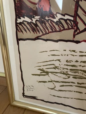 Pierre Alechinsky - Originele litho Alechinsky (Cobra groep) kopen? Bied vanaf 100!
