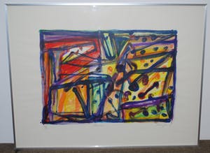 Theo Kuijpers - Chartres - Litho - oplage 65 - Ingelijst kopen? Bied vanaf 80!