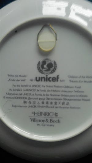 Villeroy & Boch - Unicef "Children of the world" serie 1 t/m 4 kopen? Bied vanaf 30!