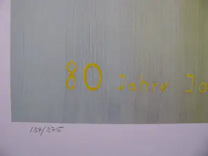 Buy Jörg Immendorff - 80 JAHRE JOSEPH BEUYS . 2001 signiert .? Bid from 400!