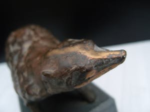 Brons (Onbekend) - Mooi beeldje van een Das kopen? Bied vanaf 145!